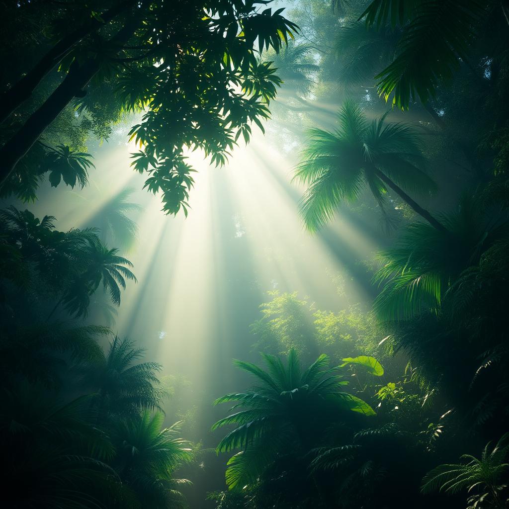 Mystic Jungle — Landscape AI artwork