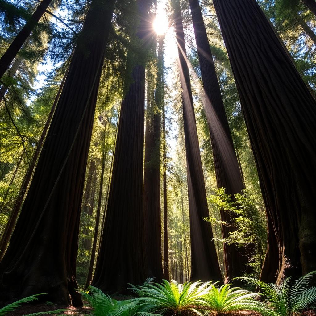 Redwood Forest — Nature AI artwork