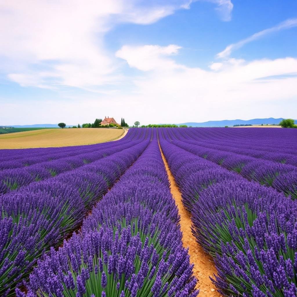 Lavender Fields — Nature AI artwork