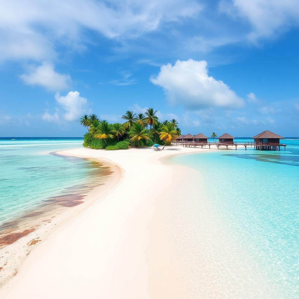 Tropical Beach — Nature AI artwork