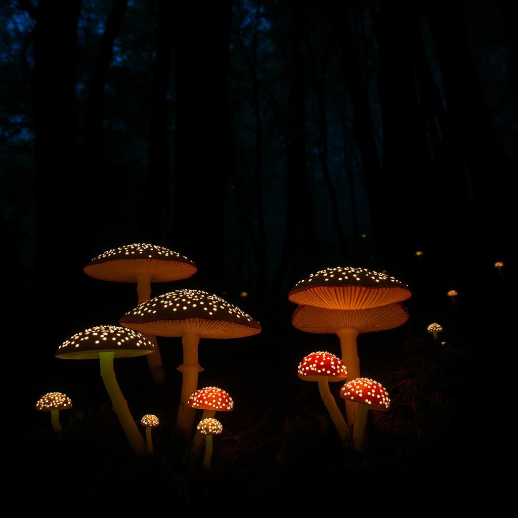 Mushroom World — Nature AI artwork