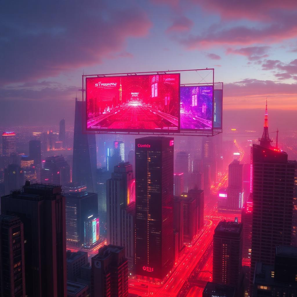 Billboards — Cyberpunk AI artwork
