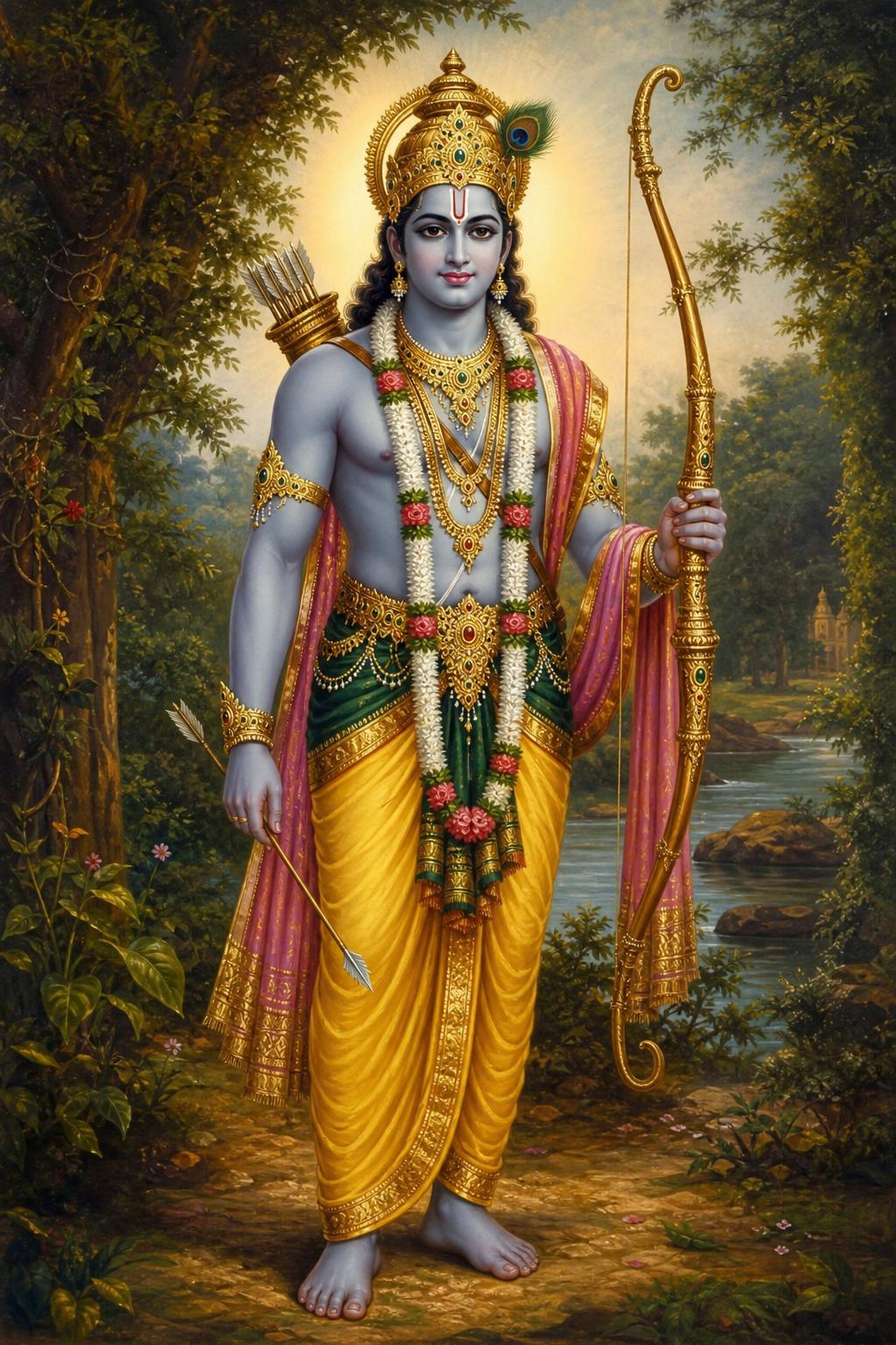 Lord Rama — Devotional AI artwork
