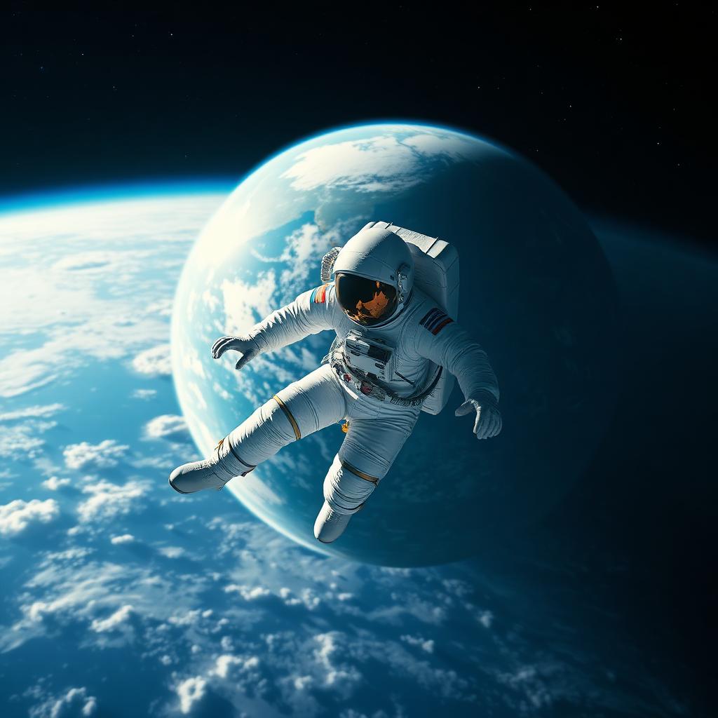 Spacewalk — Space AI artwork
