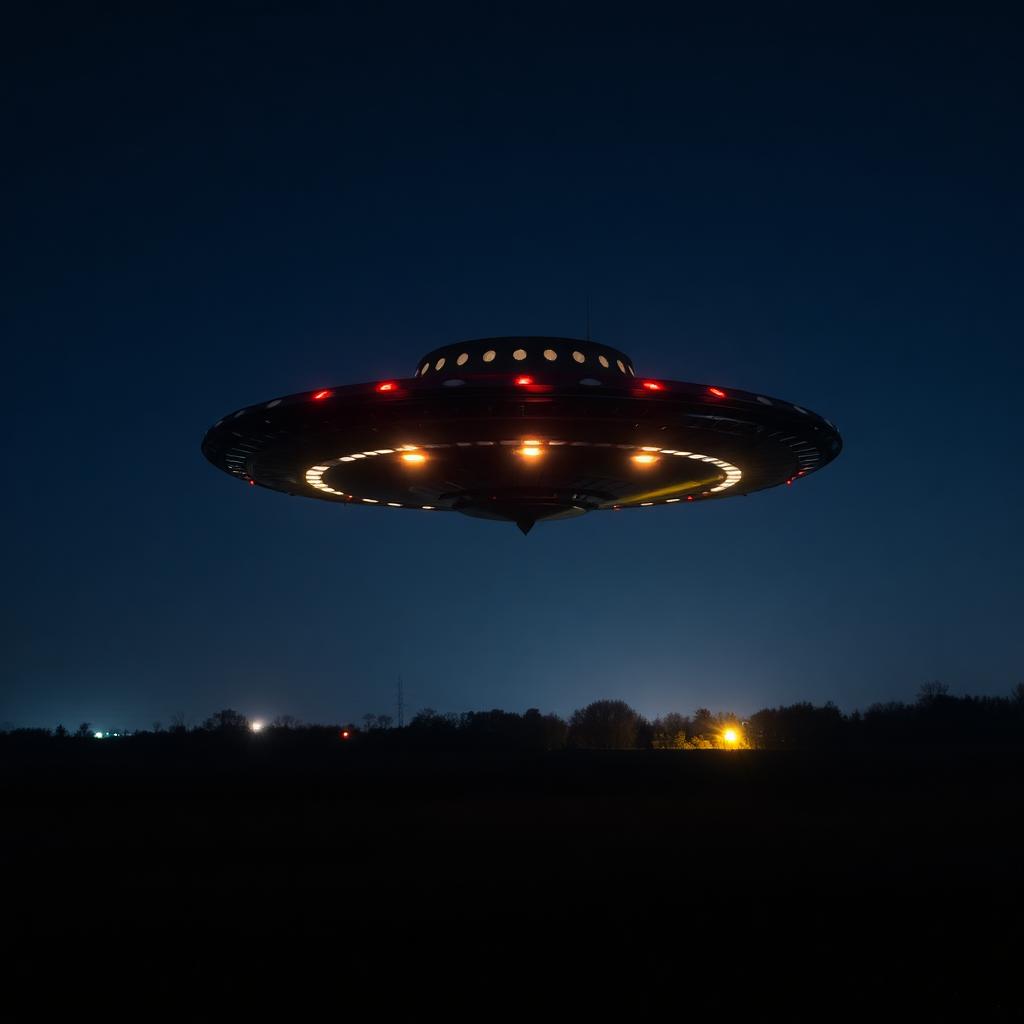 UFO Sighting — Sci-Fi AI artwork
