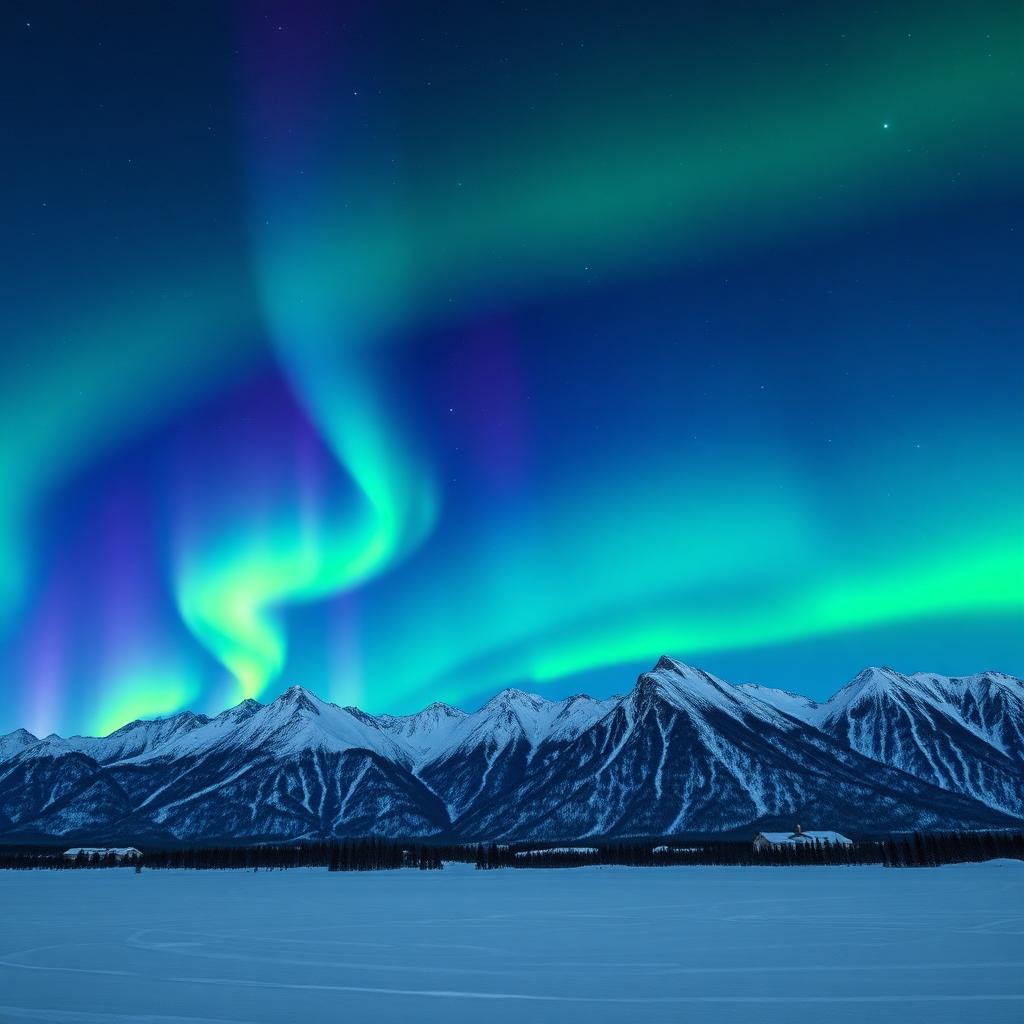 Aurora Borealis — Landscape AI artwork
