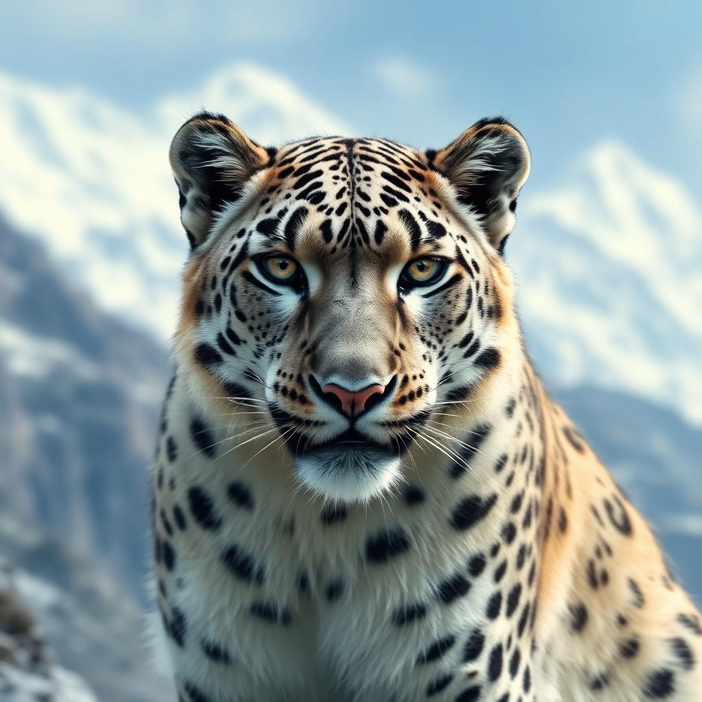 Snow Leopard — Wildlife AI artwork