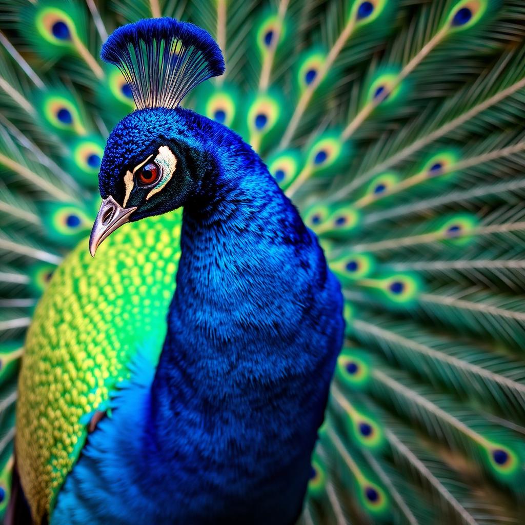 Peacock — Wildlife AI artwork