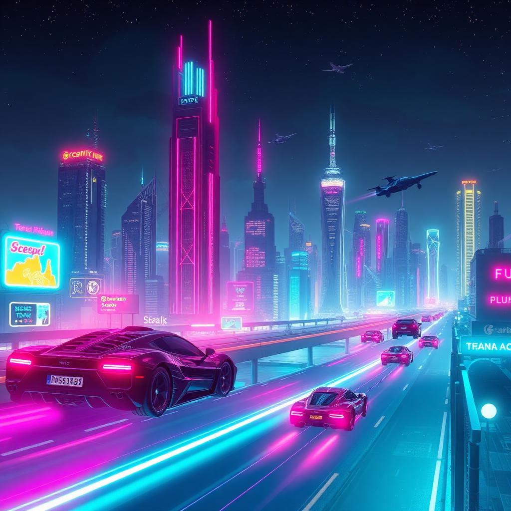 Neo City — Cyberpunk AI artwork