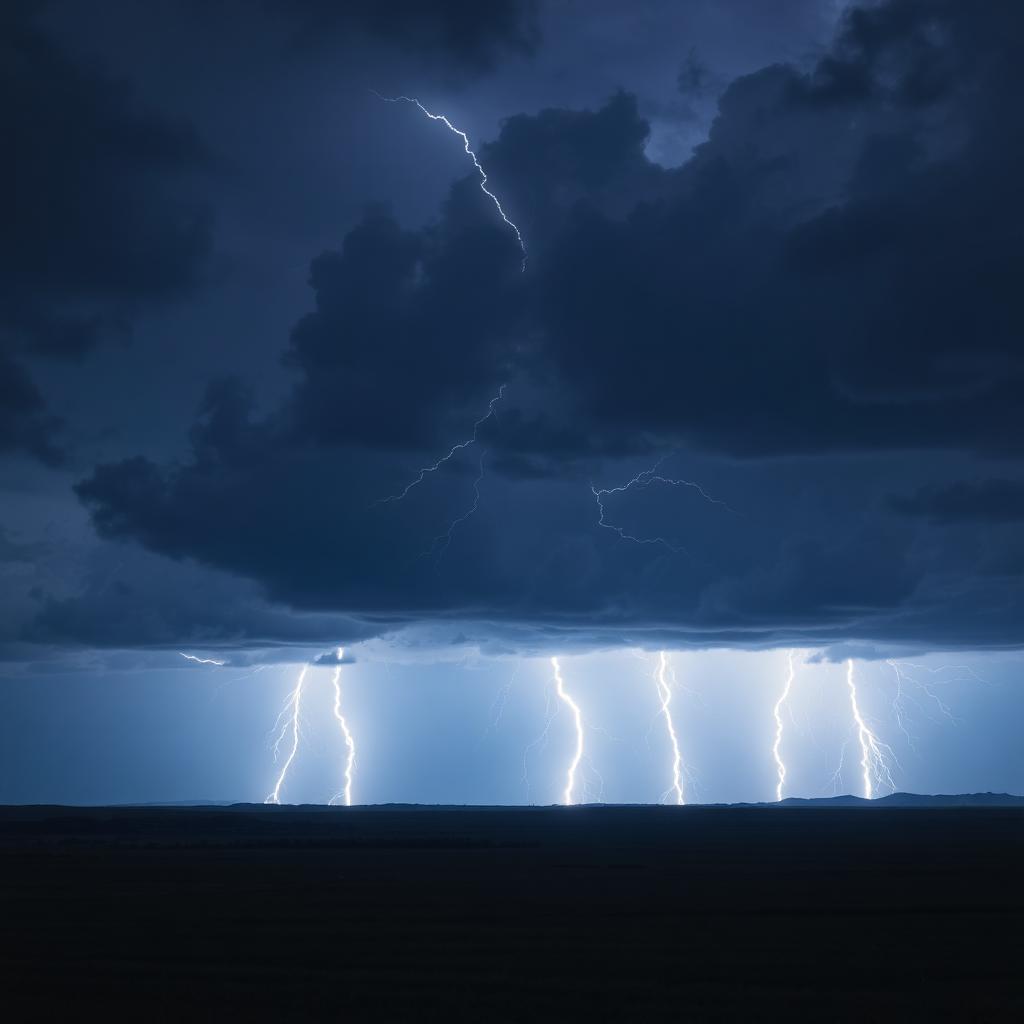 Lightning Storm — Nature AI artwork