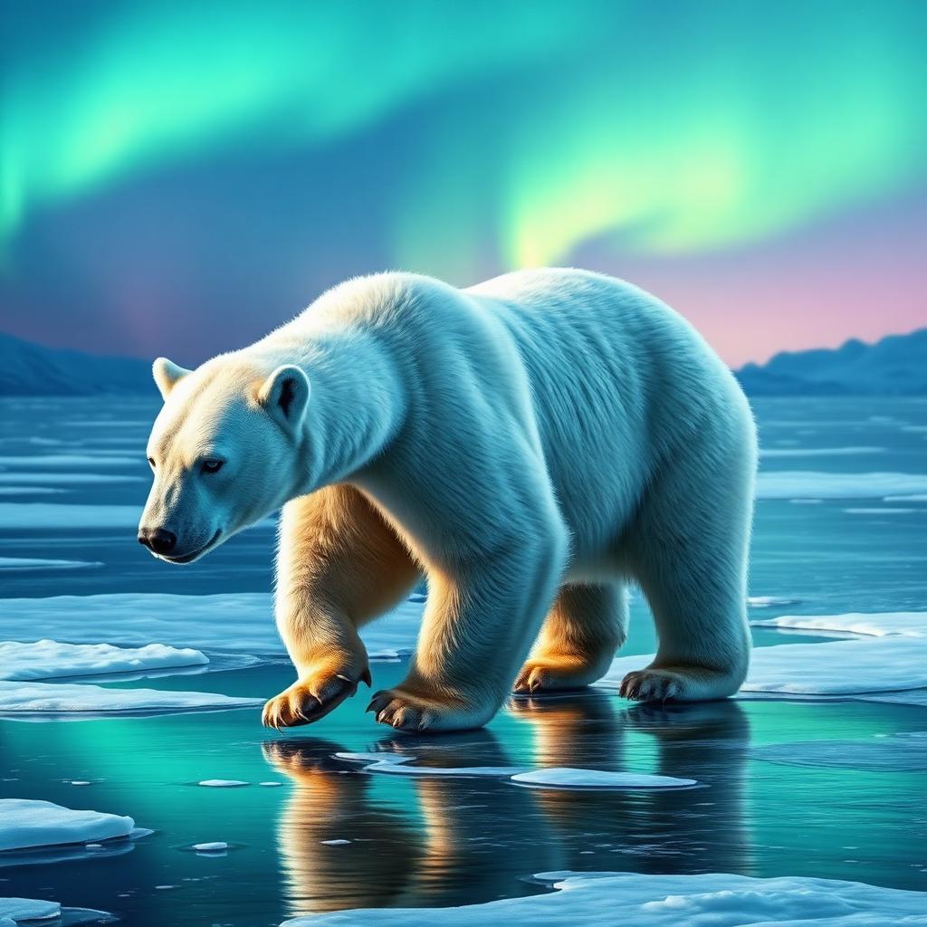 Arctic Polar Bear — Wildlife AI artwork