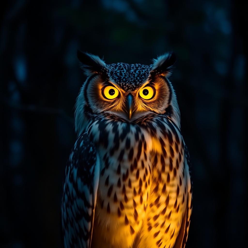 Night Owl — Wildlife AI artwork