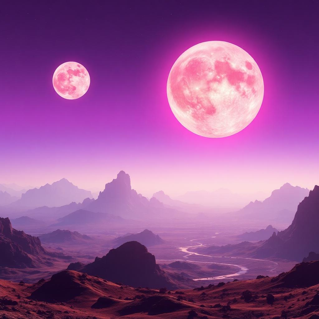 Alien World — Sci-Fi AI artwork