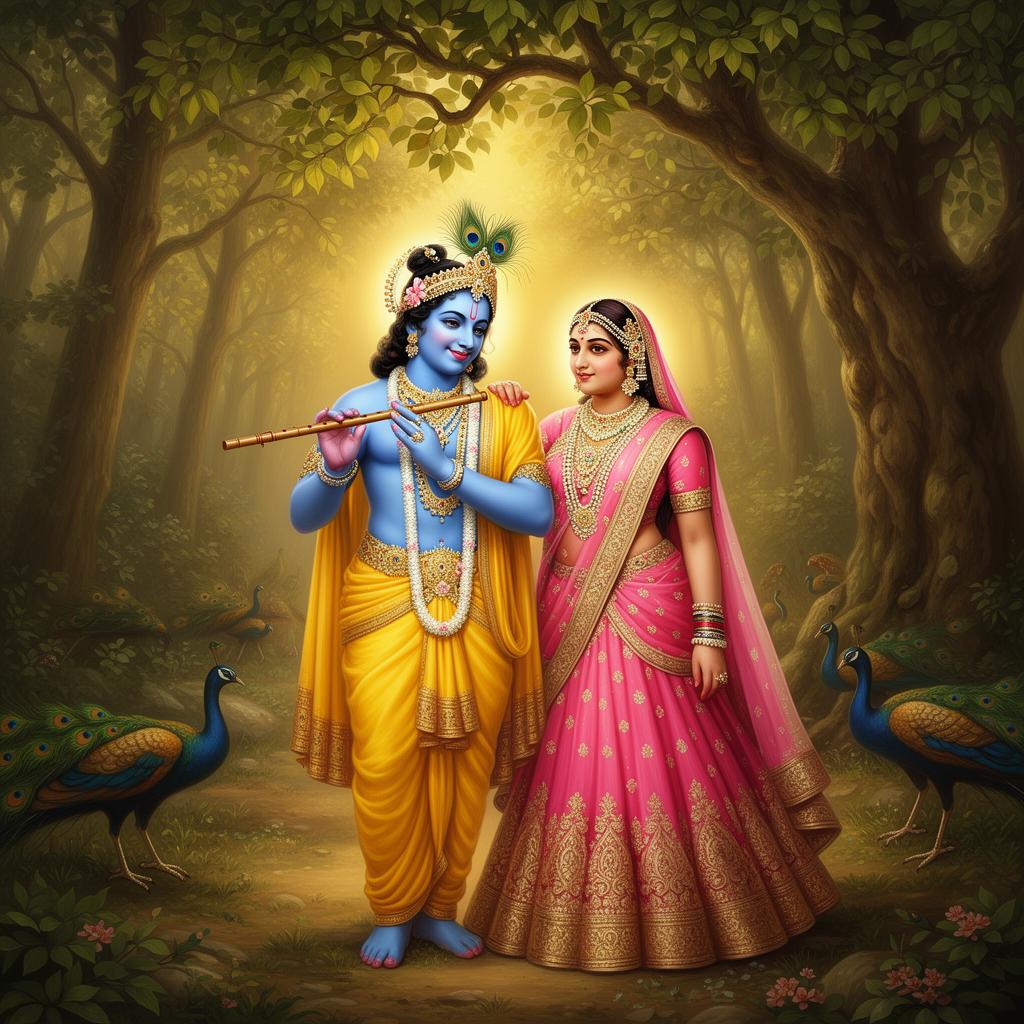 Radha Krishna — Devotional AI artwork