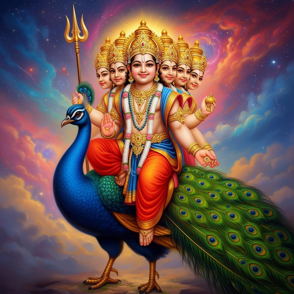 Kartikeya — Devotional AI artwork