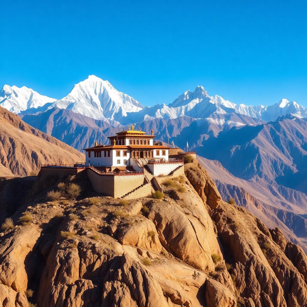 Ladakh Lake — Landscape AI artwork