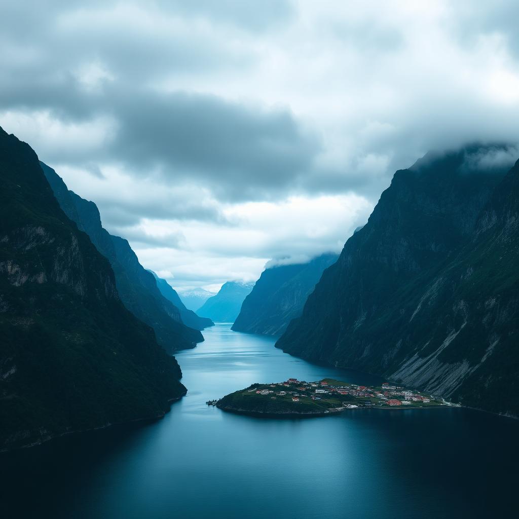 Norway Fjord — Landscape AI artwork