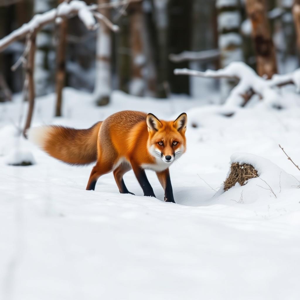 Red Fox — Wildlife AI artwork