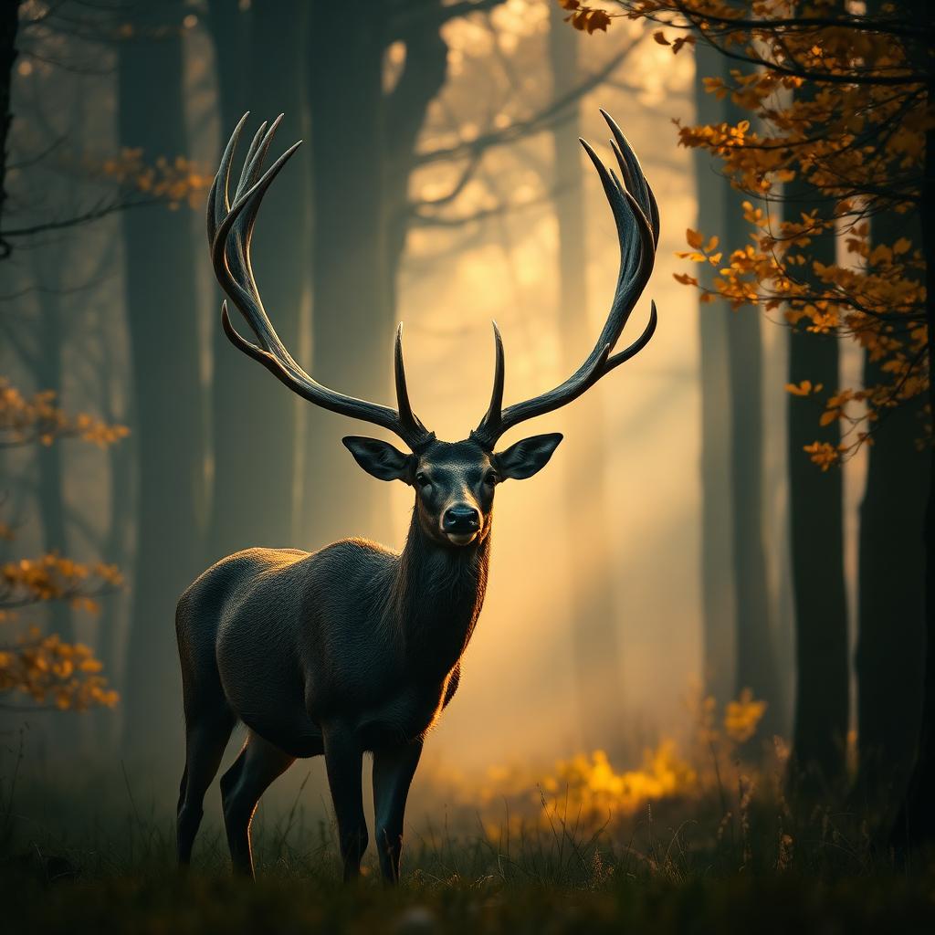 Stag Deer — Wildlife AI artwork