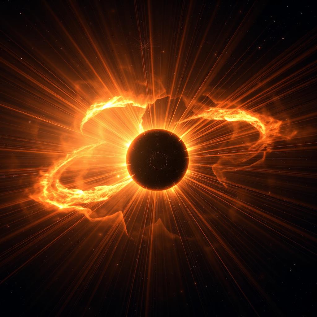 Pulsar — Space AI artwork