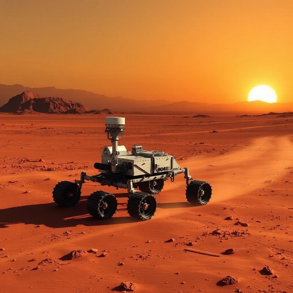 Mars Rover — Space AI artwork