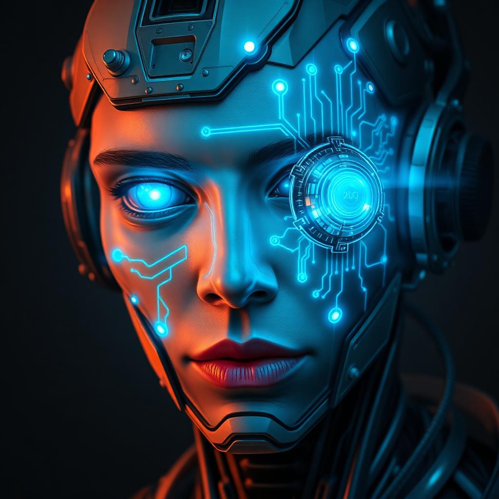 Cyborg — Sci-Fi AI artwork