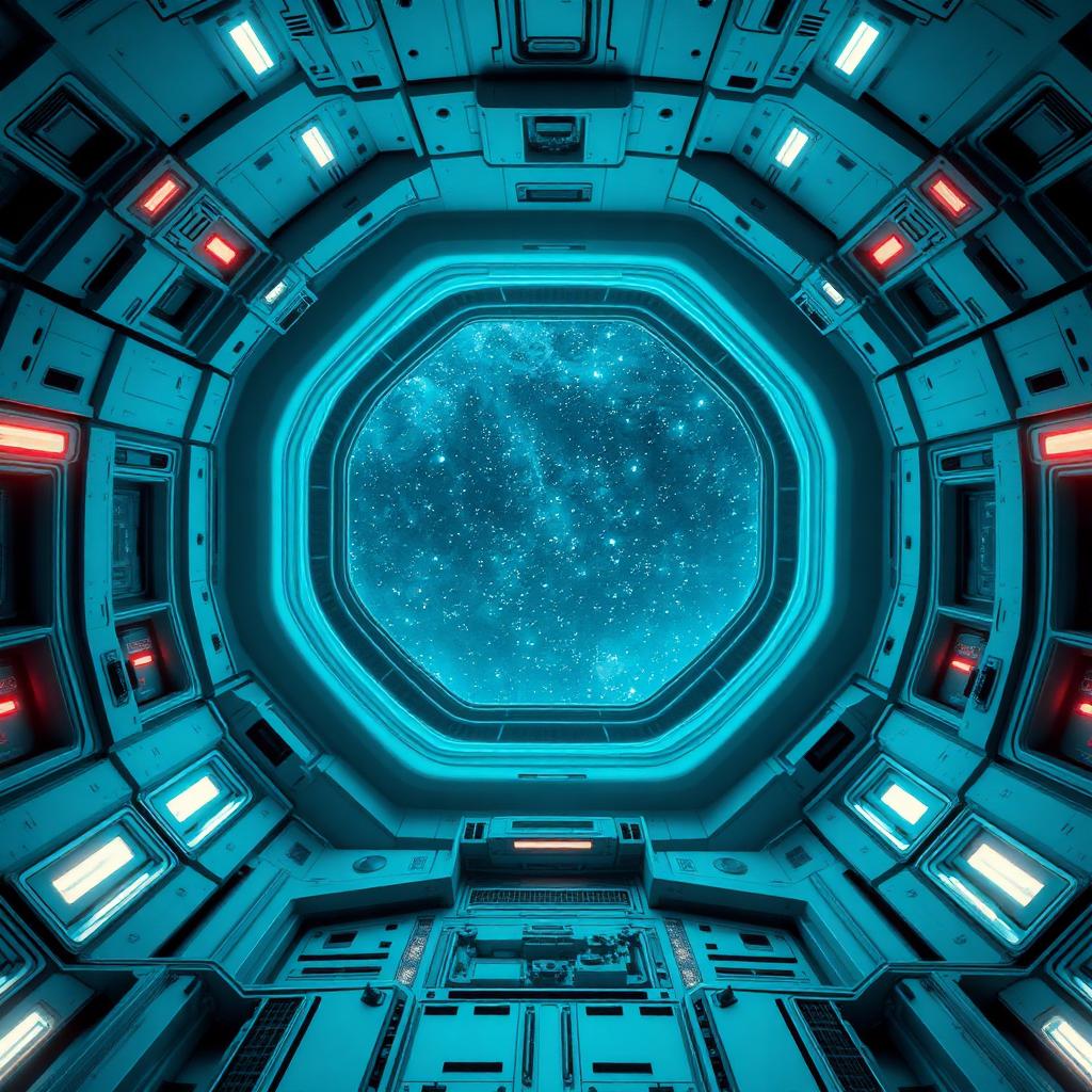 Space Station — Sci-Fi AI artwork