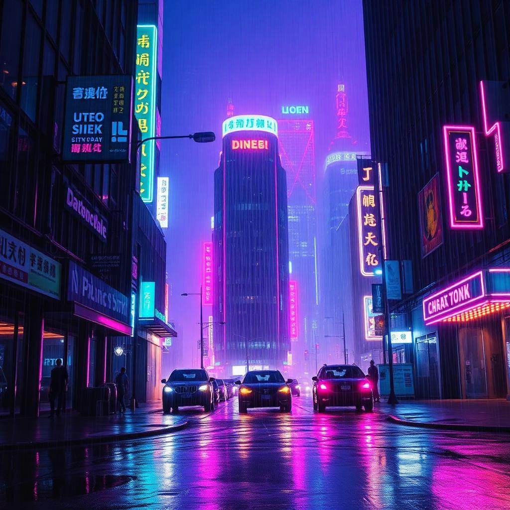 Cyberpunk AI generated artwork
