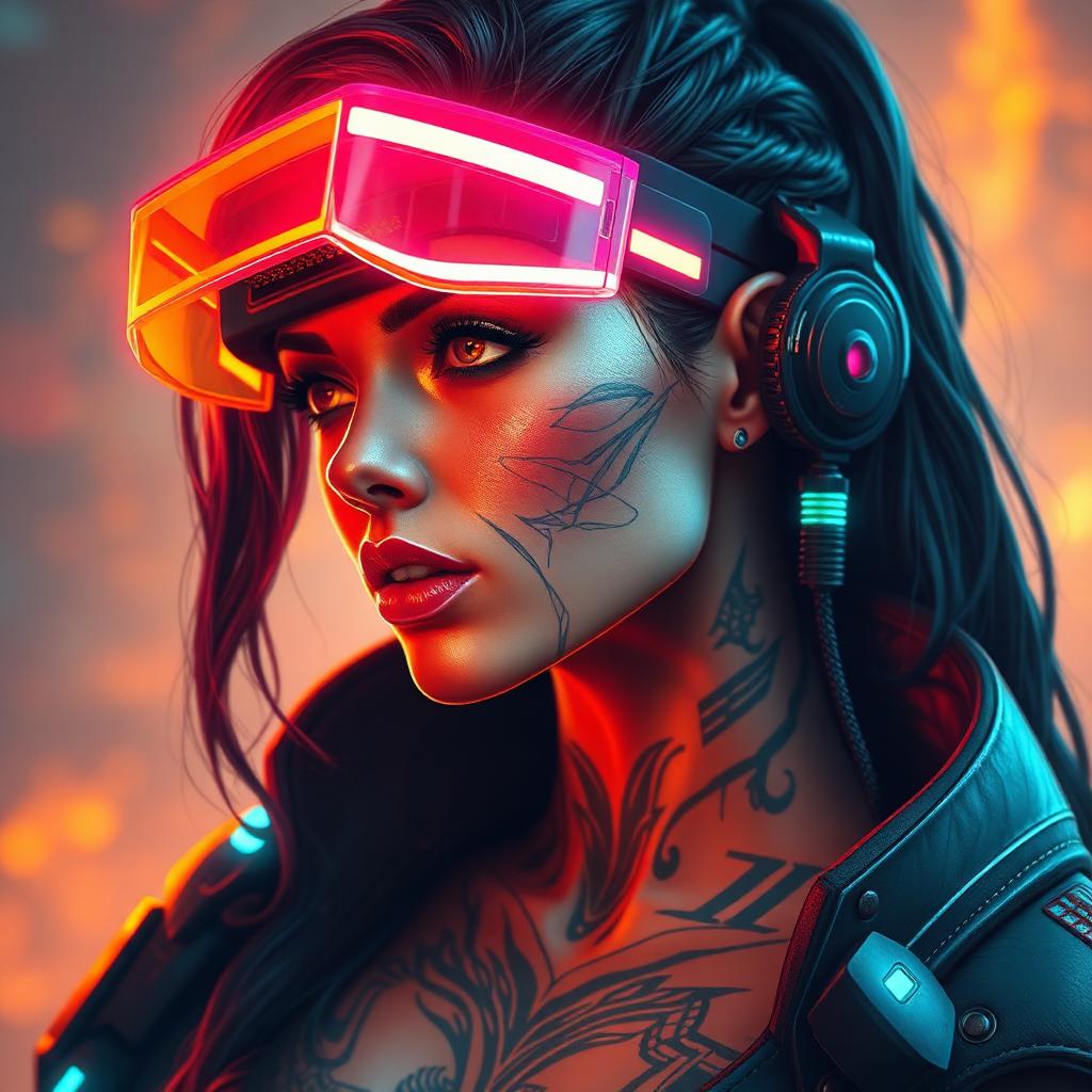 Cyberpunk AI generated artwork