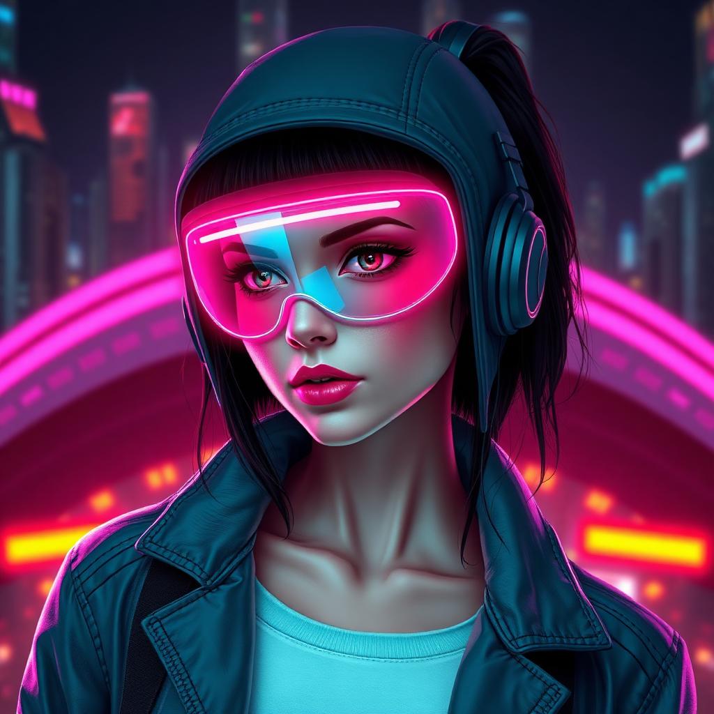 Cyberpunk AI generated artwork